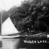 Enjoying the lake in 1907